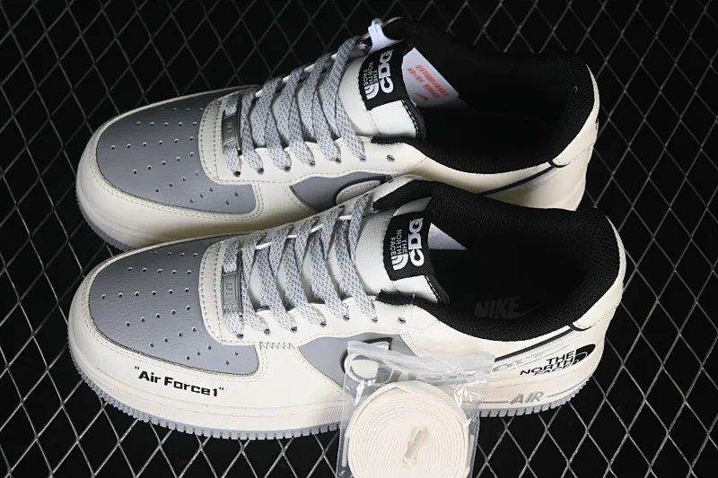 All categories Nk Air Force 1 Air Force series Nk Air Force 1 Low Air Force low top Nike Air Force 1'07 Low North Face joint beige black gray Air Force 1 low top casual sneakers JP8028-066